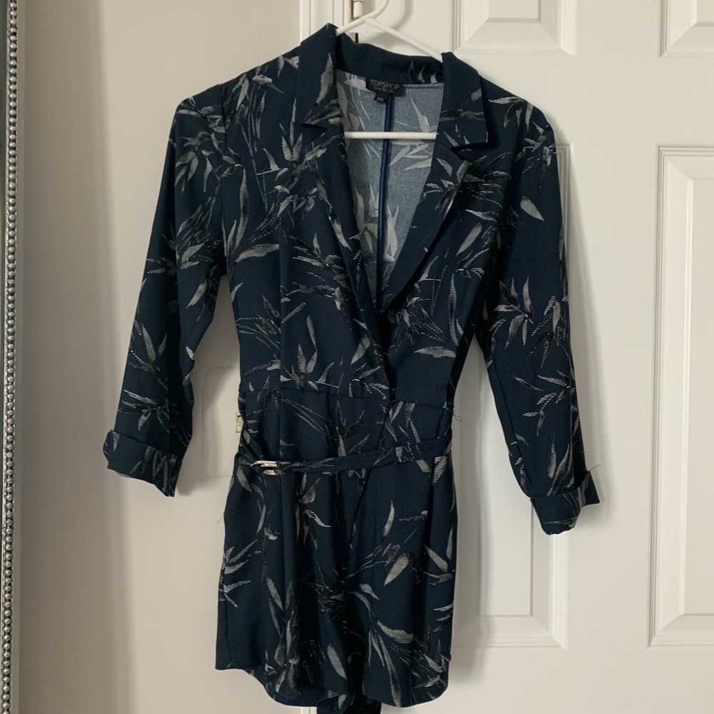 Topshop Blazer-Style Playsuit